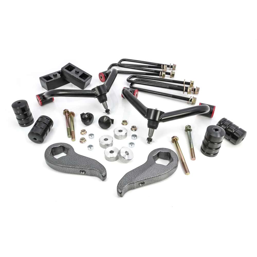 Rugged 4.0″ Front Key WAY-2.0″ Rear Kit