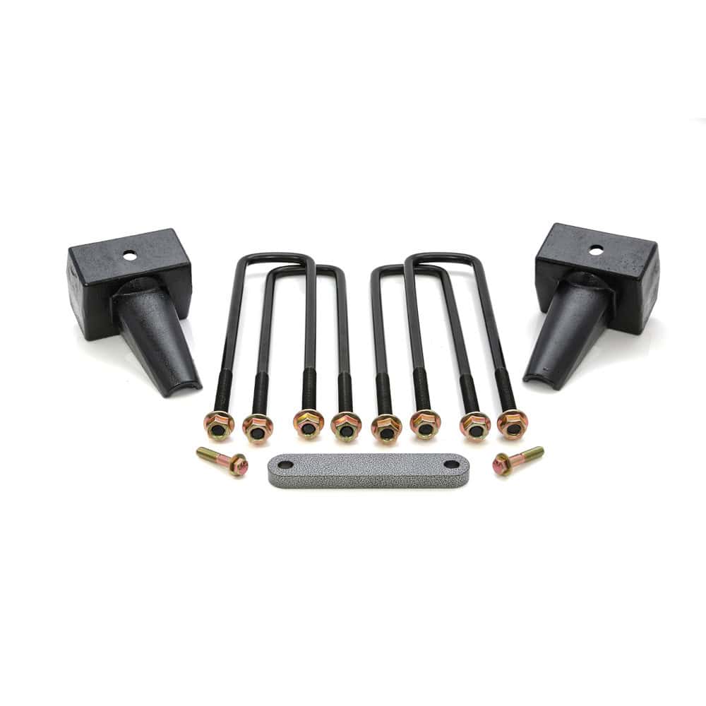 Rugged 4″ Rear Block Kit Flat – Ford
