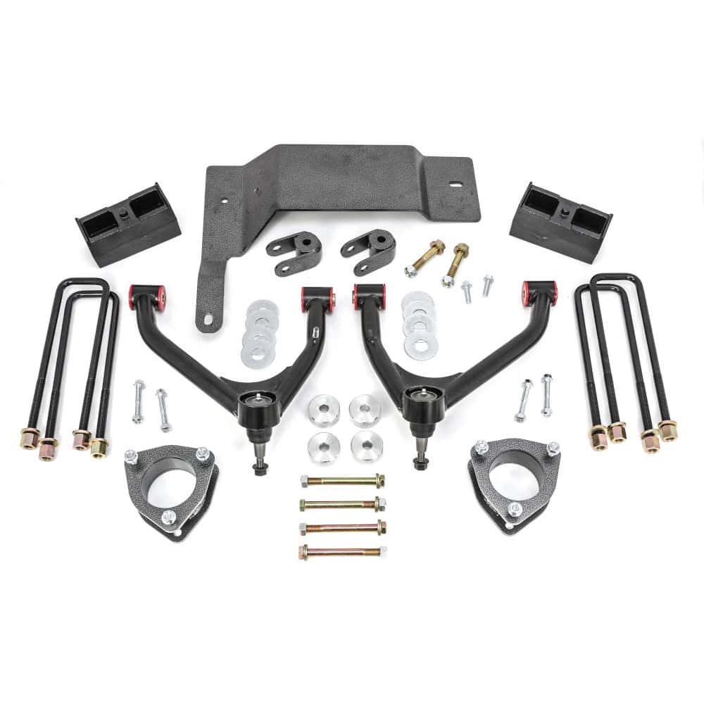 Rugged 4″ Lift Kit-GM 1500 14-18 Alumarm