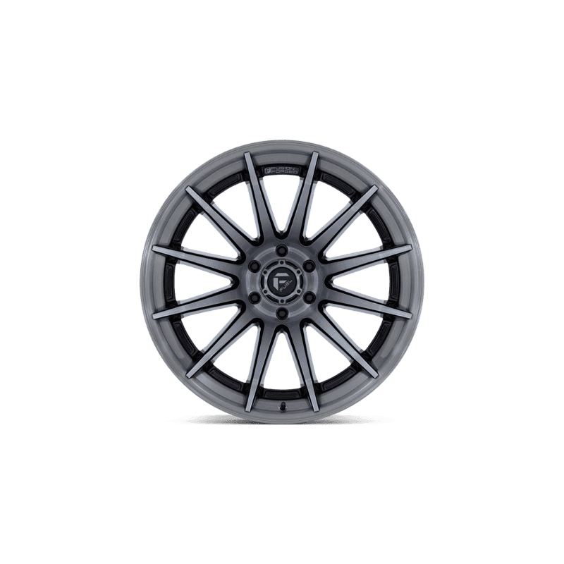 Fuel Off-Road Burn Wheel — 20X10 5X127 -18Mm Gloss Black Brushed Dark Tint 4 BURN 20X10 5X5 71 -18 G-BLK BRDT