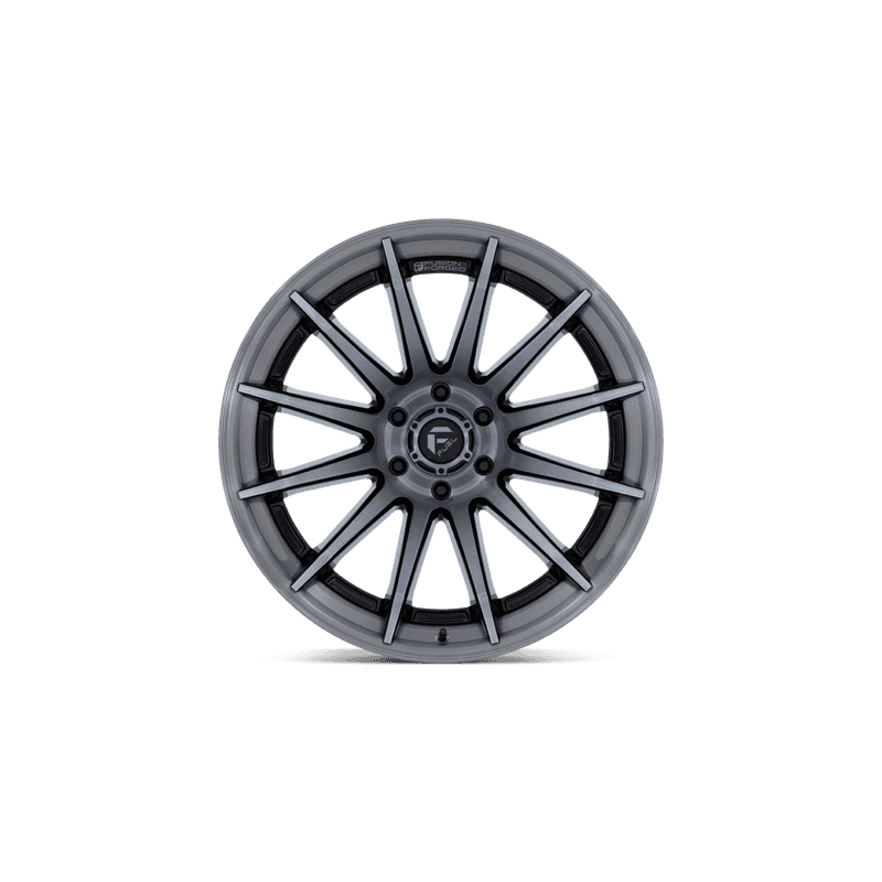Fuel Off-Road Burn Wheel — 20X9 5X127 +1Mm Gloss Black Brushed Dark Tint 4 BURN 20X9 5X5 71 +1 G-BLK BRDT