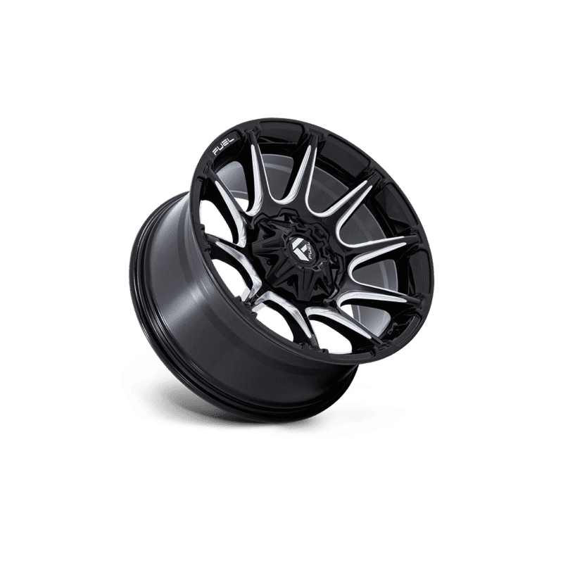 Fuel Off-Road Super C Wheel — 20X9 6X135/6X139.7 +1Mm Gloss Black Milled 3 SUPER C 20X9 6X135/5.5 106 +1 G-BLK MILL