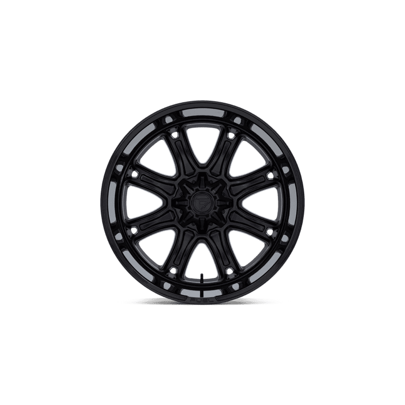 Fuel Off-Road Darkstar Wheel — 20X10 6X135/6X139.7 -18Mm Matte Black With Gloss Black Lip 4 DARKSTAR 20X10 6X135/5.5 -18 M-BLK G-BLK