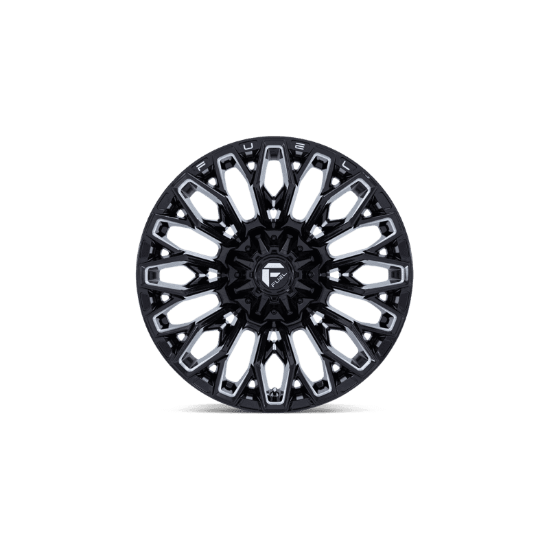 Fuel Off-Road Strike Wheel — 20X10 6X135/6X139.7 -18Mm Gloss Black Milled 4 STRIKE 20X10 6X135/5.5 106 -18 GBLK MILL