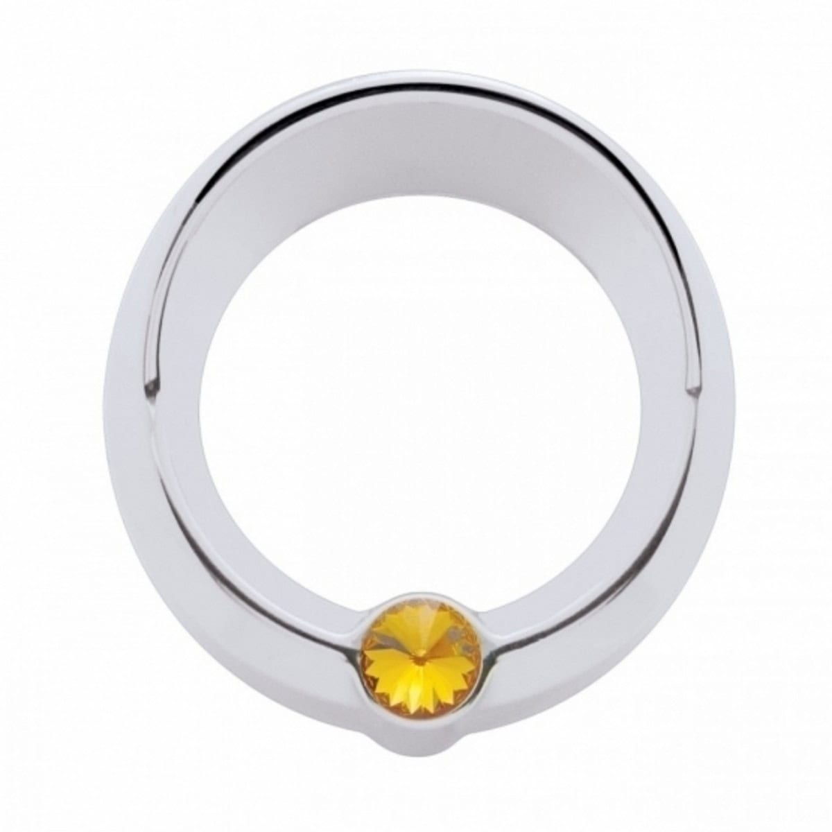 Signature Series Small Gauge Cover With Visor & Color Crystal For Freightliner
