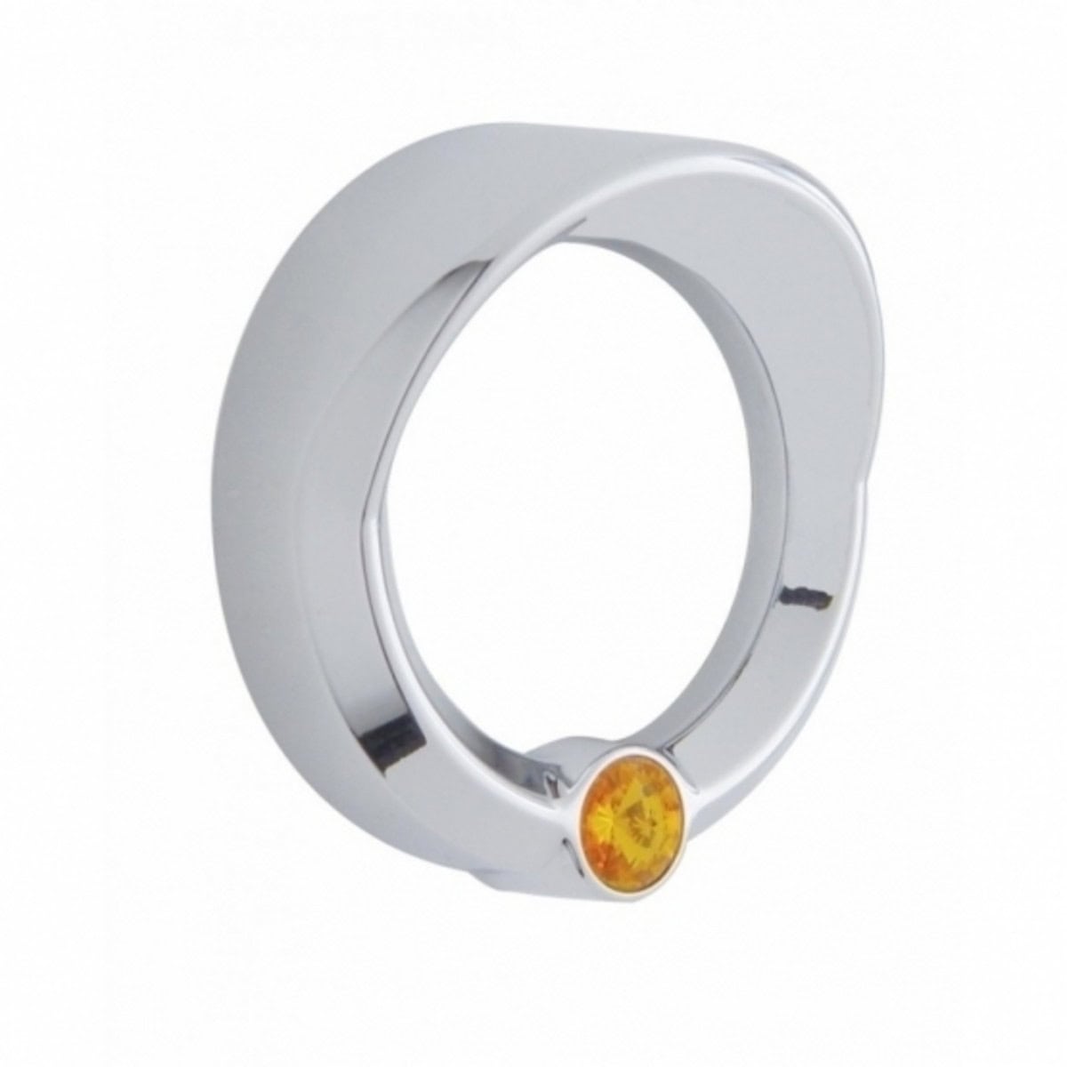 Signature Series Small Gauge Cover With Visor & Color Crystal For Freightliner