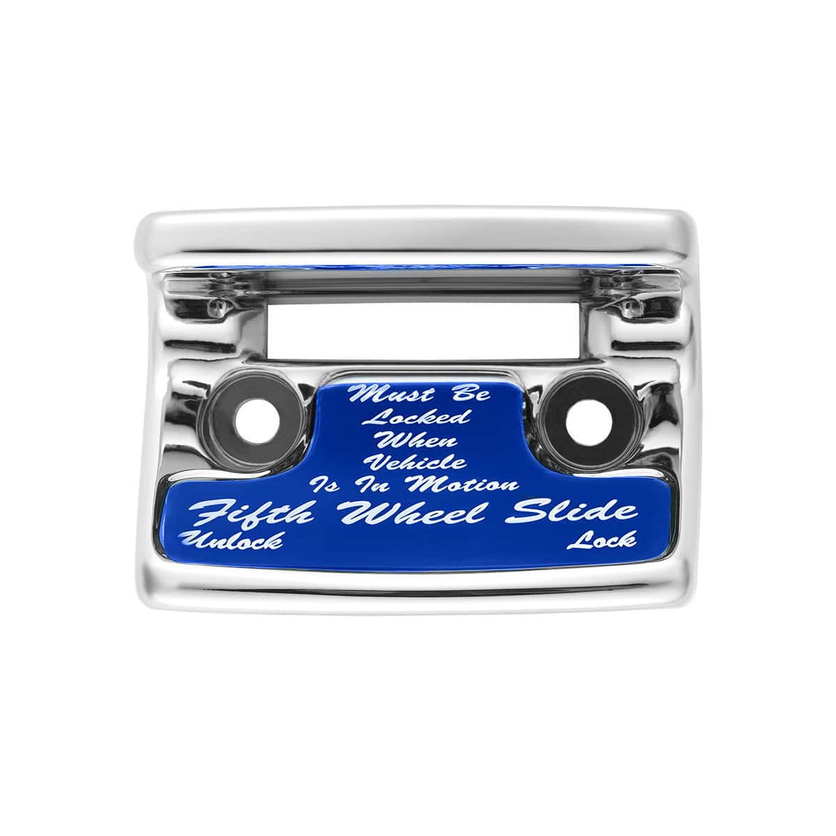 Chrome Plastic Fifth Wheel Switch Guard With Glossy Sticker For 1990-2010 Freightliner Classic
