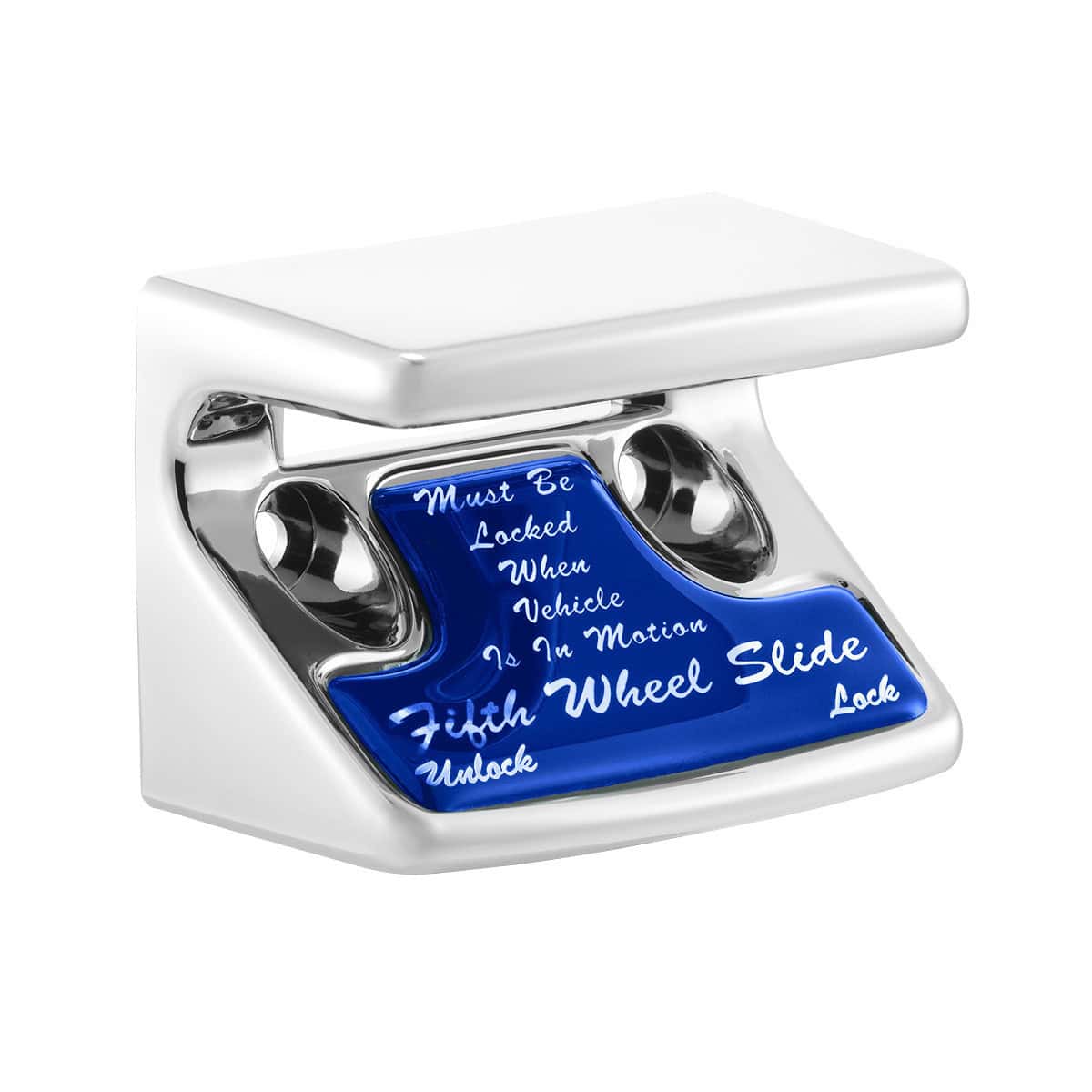 Chrome Plastic Fifth Wheel Switch Guard With Glossy Sticker For 1990-2010 Freightliner Classic 3 Chrome Plastic Fifth Wheel Switch Guard With Glossy Sticker For 1990-2010 Freightliner Classic