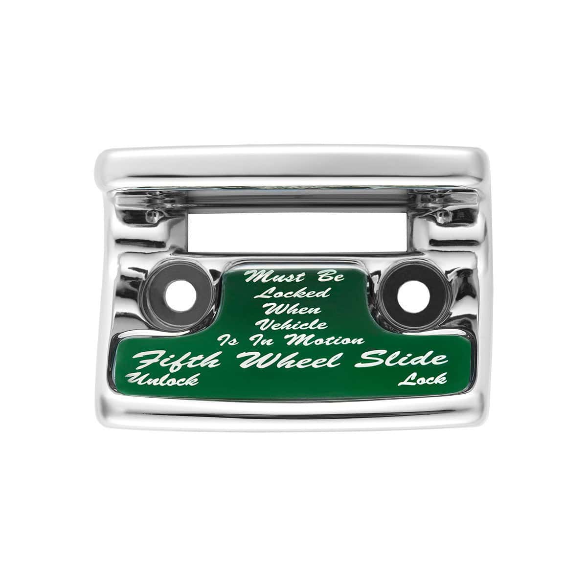 Chrome Plastic Fifth Wheel Switch Guard With Glossy Sticker For 1990-2010 Freightliner Classic 5 Chrome Plastic Fifth Wheel Switch Guard With Glossy Sticker For 1990-2010 Freightliner Classic