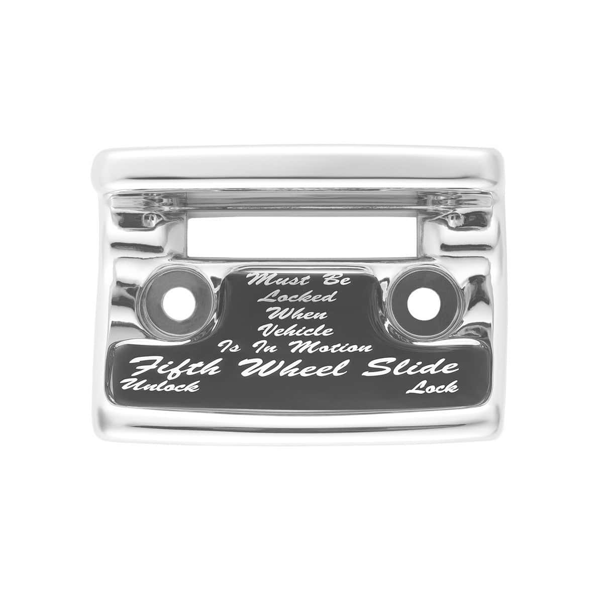 Chrome Plastic Fifth Wheel Switch Guard With Glossy Sticker For 1990-2010 Freightliner Classic 6 Chrome Plastic Fifth Wheel Switch Guard With Glossy Sticker For 1990-2010 Freightliner Classic