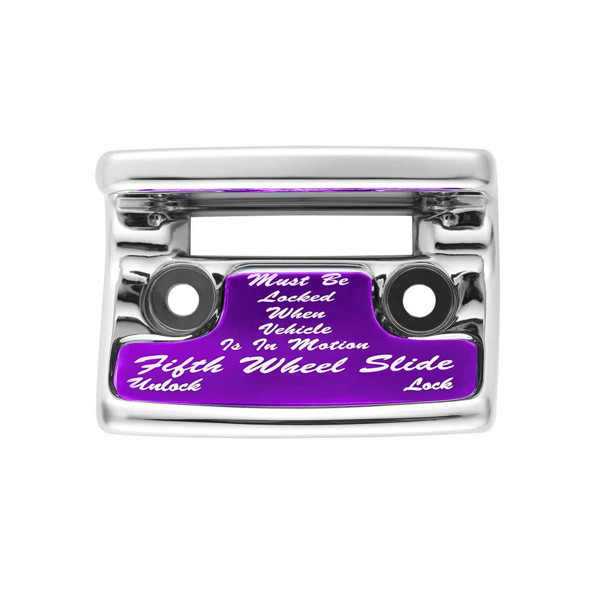 Chrome Plastic Fifth Wheel Switch Guard With Glossy Sticker For 1990-2010 Freightliner Classic 7 Chrome Plastic Fifth Wheel Switch Guard With Glossy Sticker For 1990-2010 Freightliner Classic