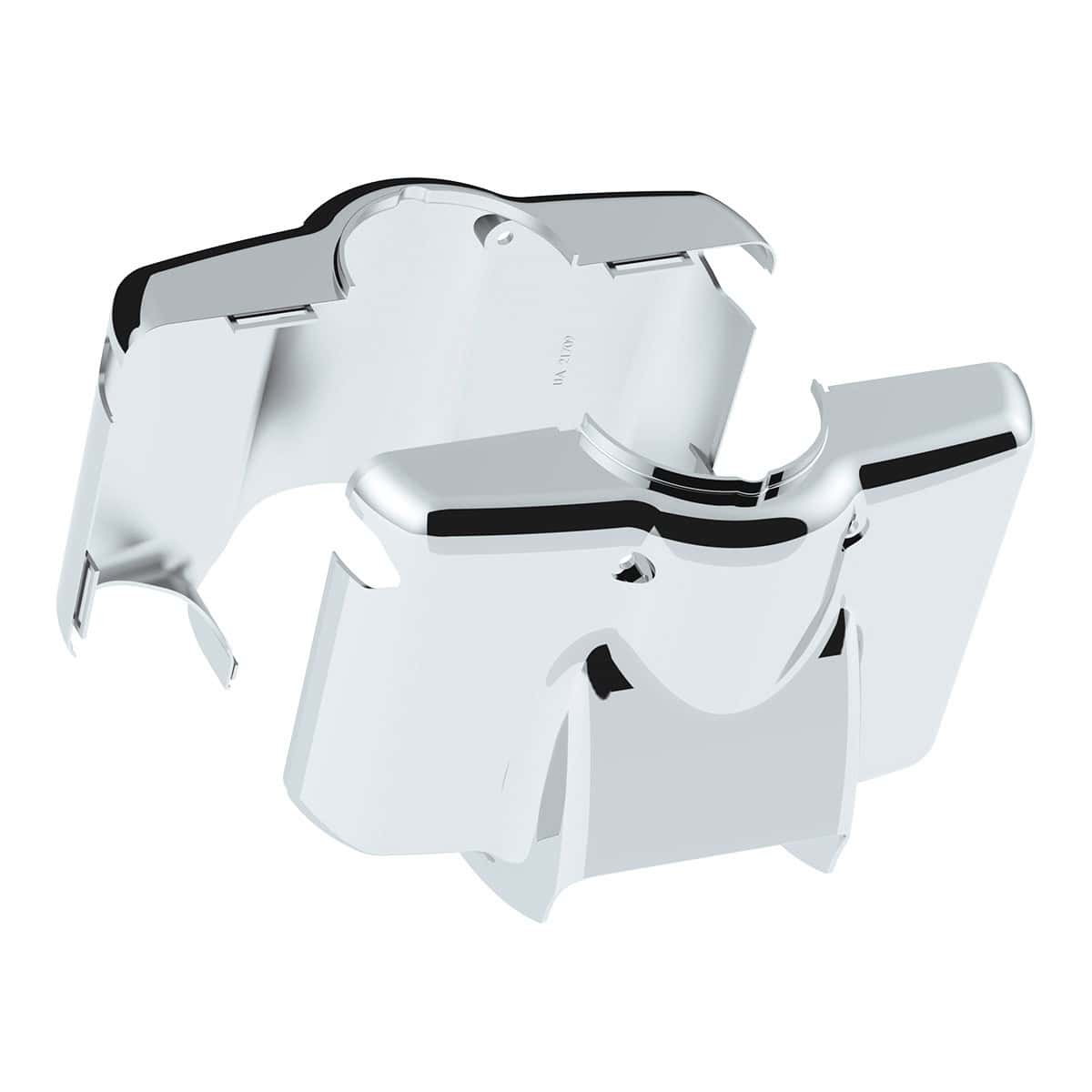 Chrome Plastic Upper Steering Column Cover For 1998-2005 Peterbilt 379/378 | 2005-2010 335 | 2000-2010 330