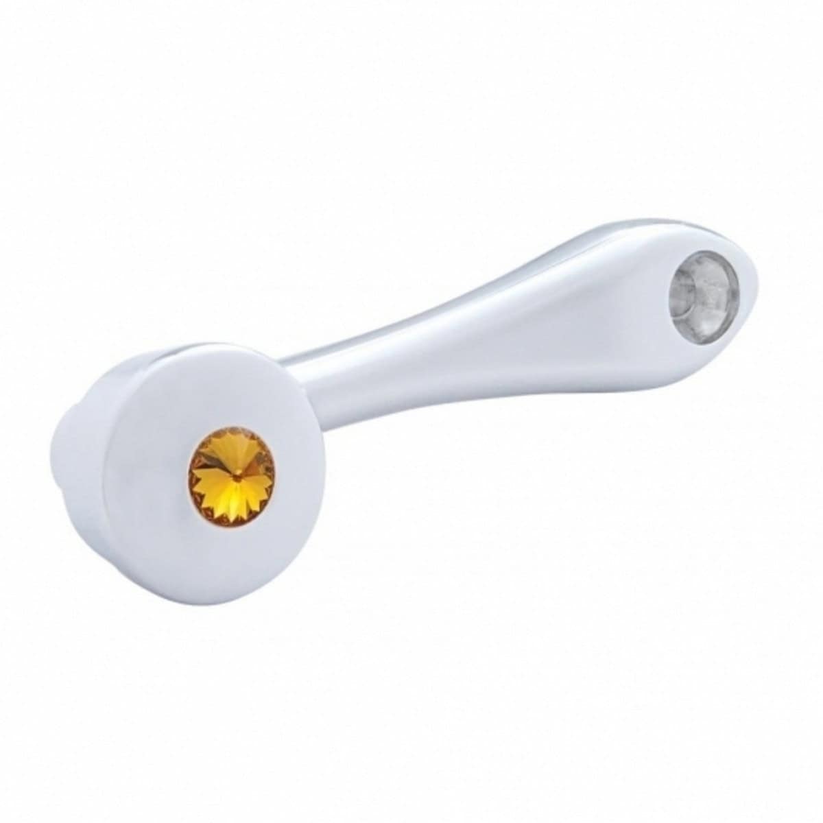 Chrome Die-Cast Window Crank With 3/8” Square Adapter & Color Crystal