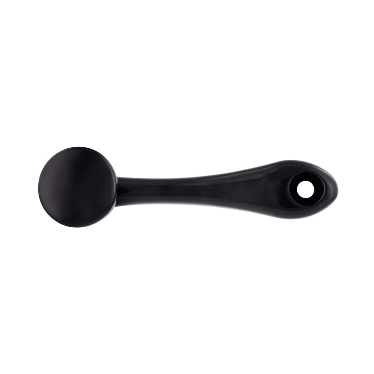 Black Die-Cast Window Crank With 3/8” Square Adapter - Plain