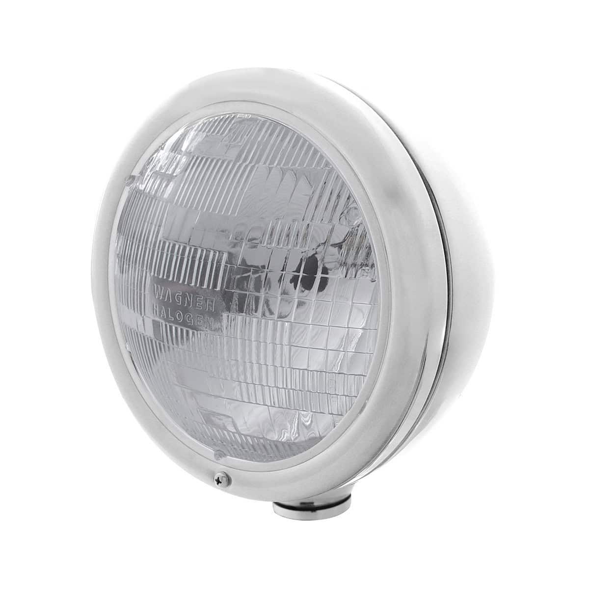 United Pacific Stainless Steel "Classic" Headlight H6024 Bulb