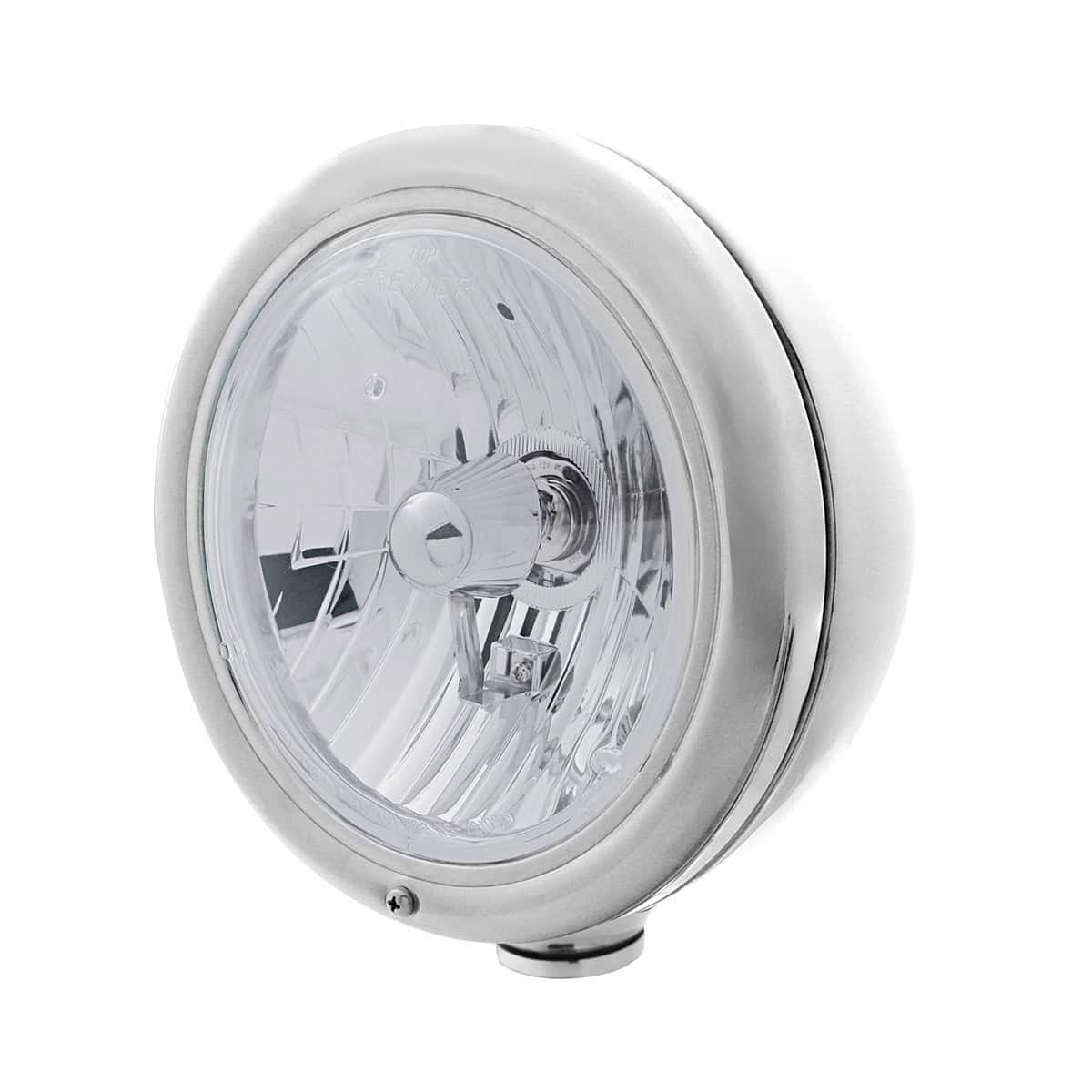 United Pacific Chrome Classic Headlight Crystal H4 Bulb