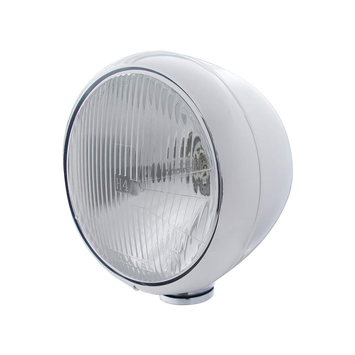 United Pacific Stainless Steel Guide 682-C Style Headlight H4 Bulb