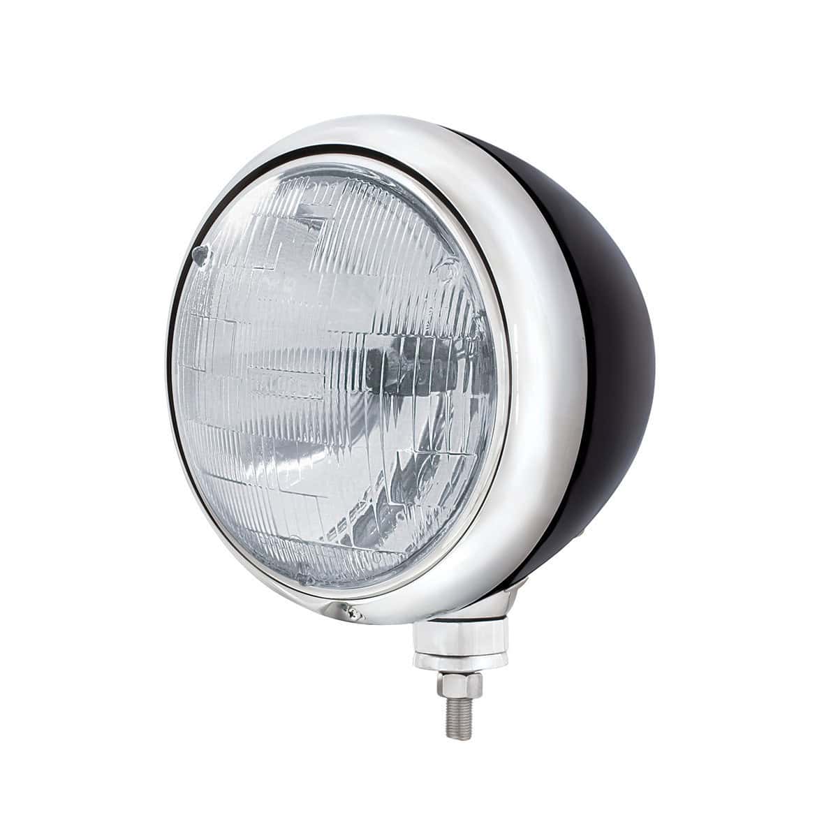 United Pacific Black Guide 682-C Style Headlight H6024 Bulb
