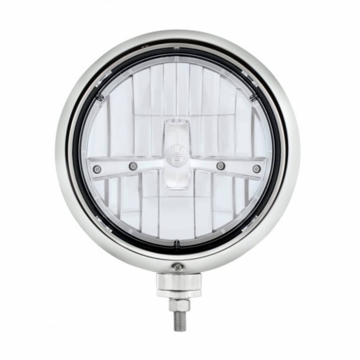 United Pacific Black Guide Headlight 5 LED Bulb - Chrome - supplier image 2