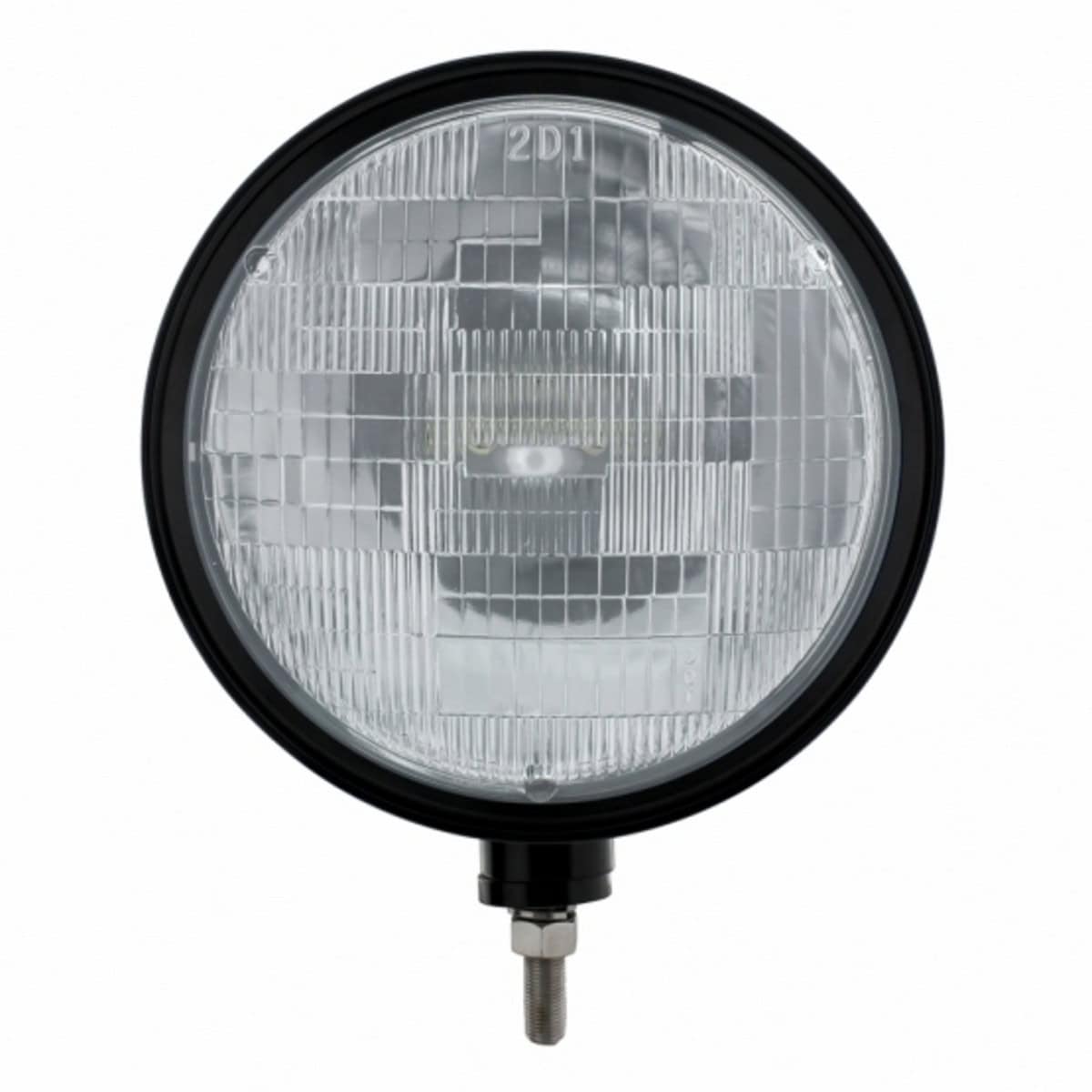 United Pacific Black "Billet" Style Groove Headlight H6024 Bulb - supplier image 2