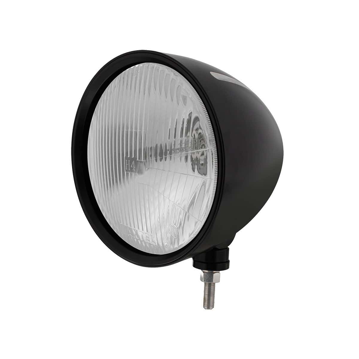 United Pacific Black "Billet" Style Groove Headlight H4 Bulb