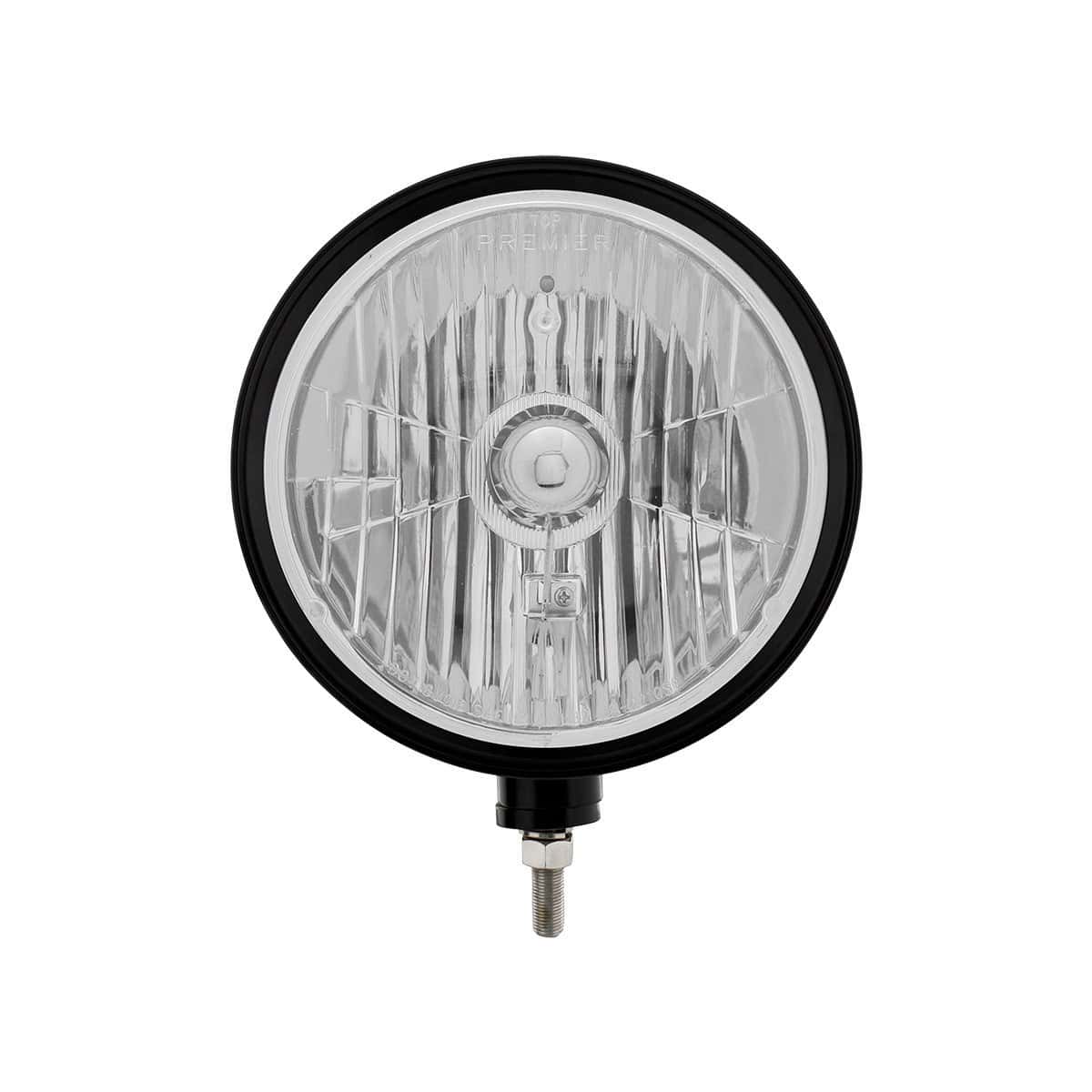 United Pacific Black "Billet" Style Groove Headlight Crystal H4 Bulb - supplier image 2