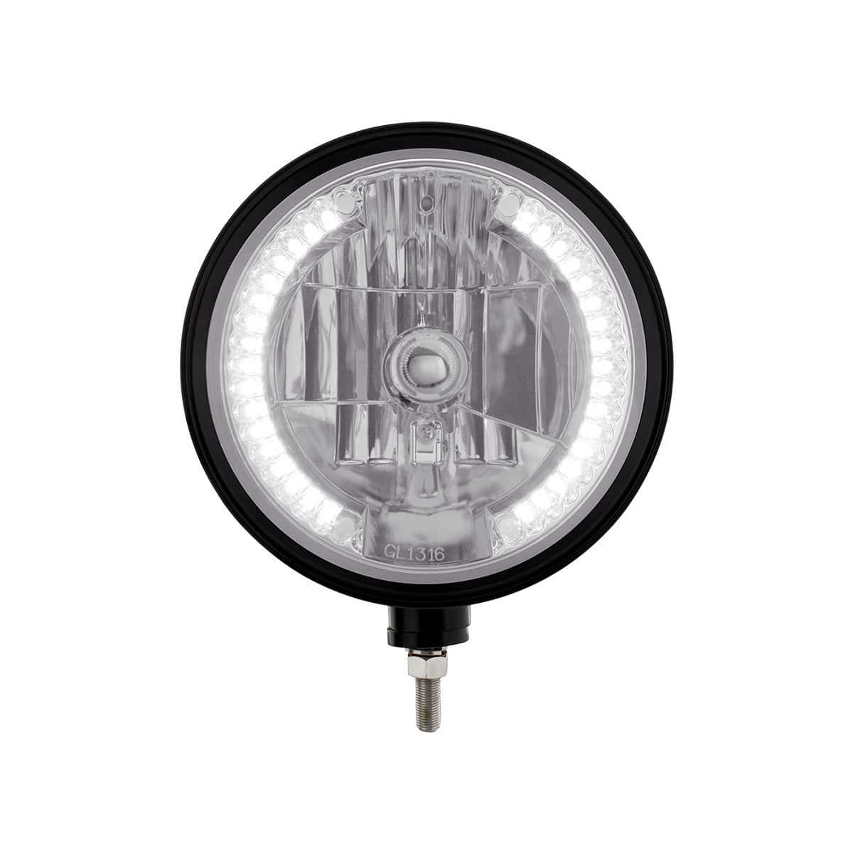 United Pacific Black "Billet" Style Groove Headlight H4 Bulb With 34 White LED - supplier image 2