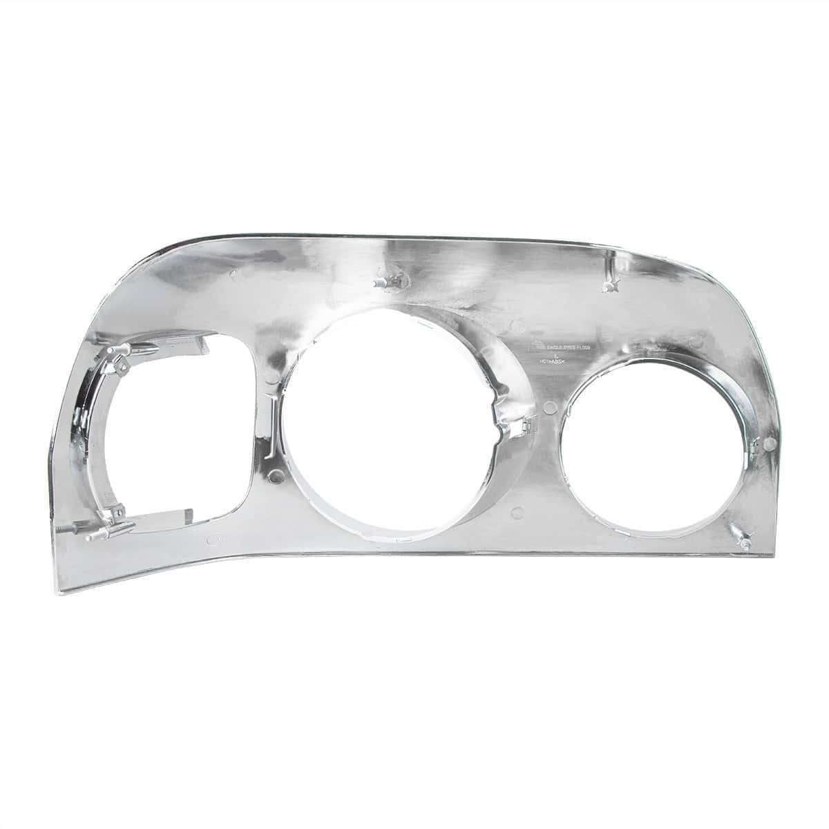 Chrome Headlight Bezel For 1996-2004 Freightliner Century -Competition Series 3 Chrome Headlight Bezel For 1996-2004 Freightliner Century -Competition Series