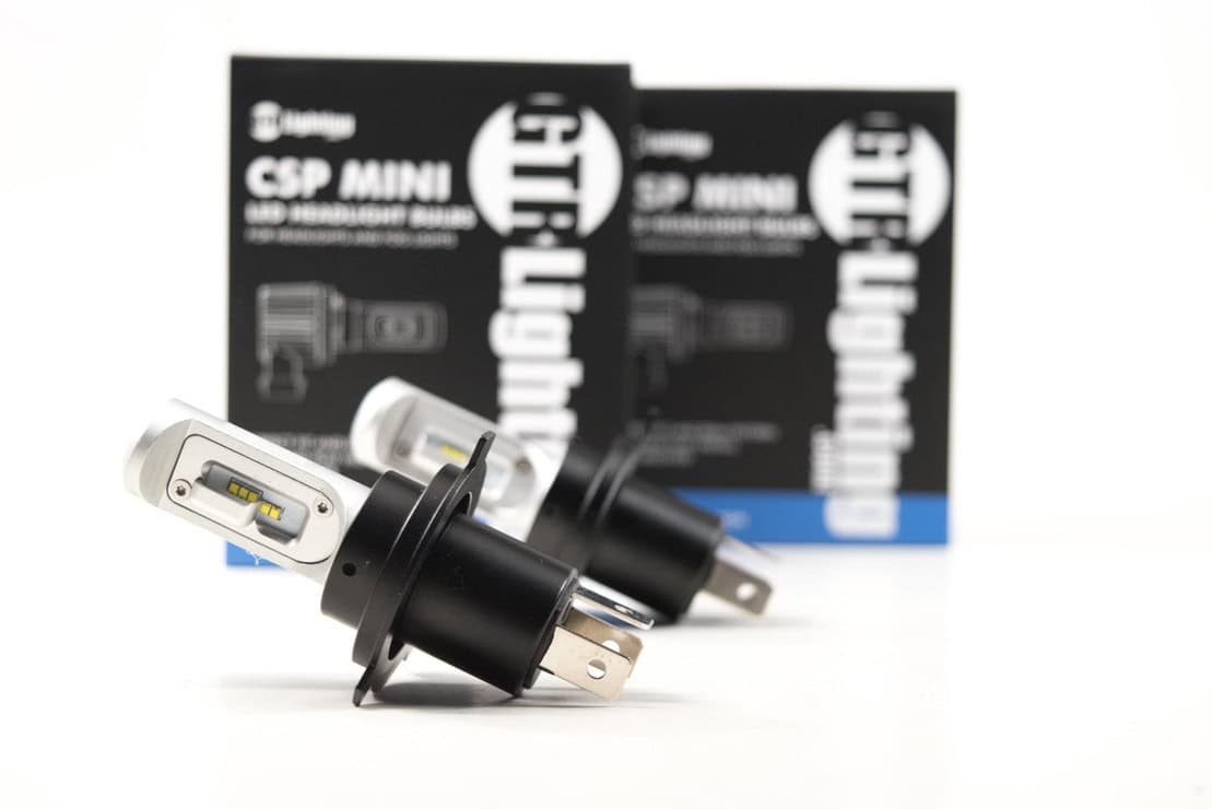 Alternative view of GTR Lighting H4/9003: GTR CSP Mini LED Bulb (Pair)