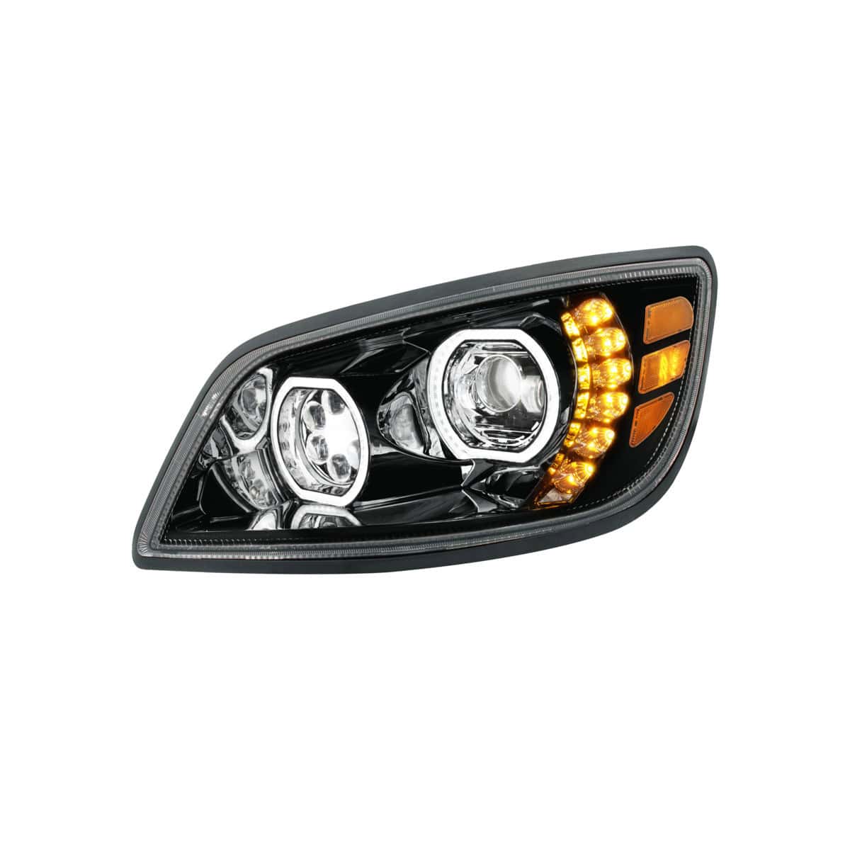 United Pacific High Power 10 LED Blackout Headlight For 2005-2021 Hino 238/258/268/338-Driver
