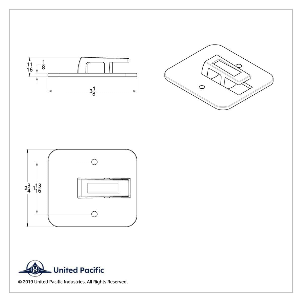 Chrome Plastic Sleeper Cab Coat Hanger Plate For Kenworth T800 (1986-2019) T660 (2008-2016) & T600 (1986-2007) (2-Pack)