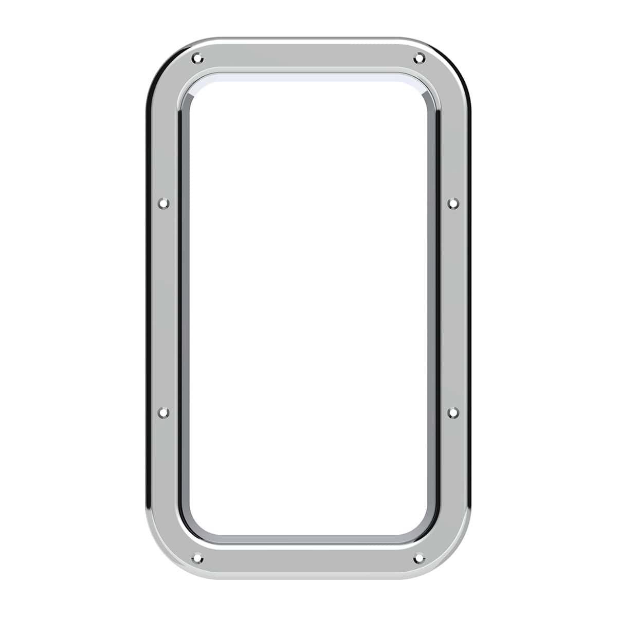 Chrome Interior View Window Trim For Kenworth W900L (1990-2005) & T800 (1986-2005)