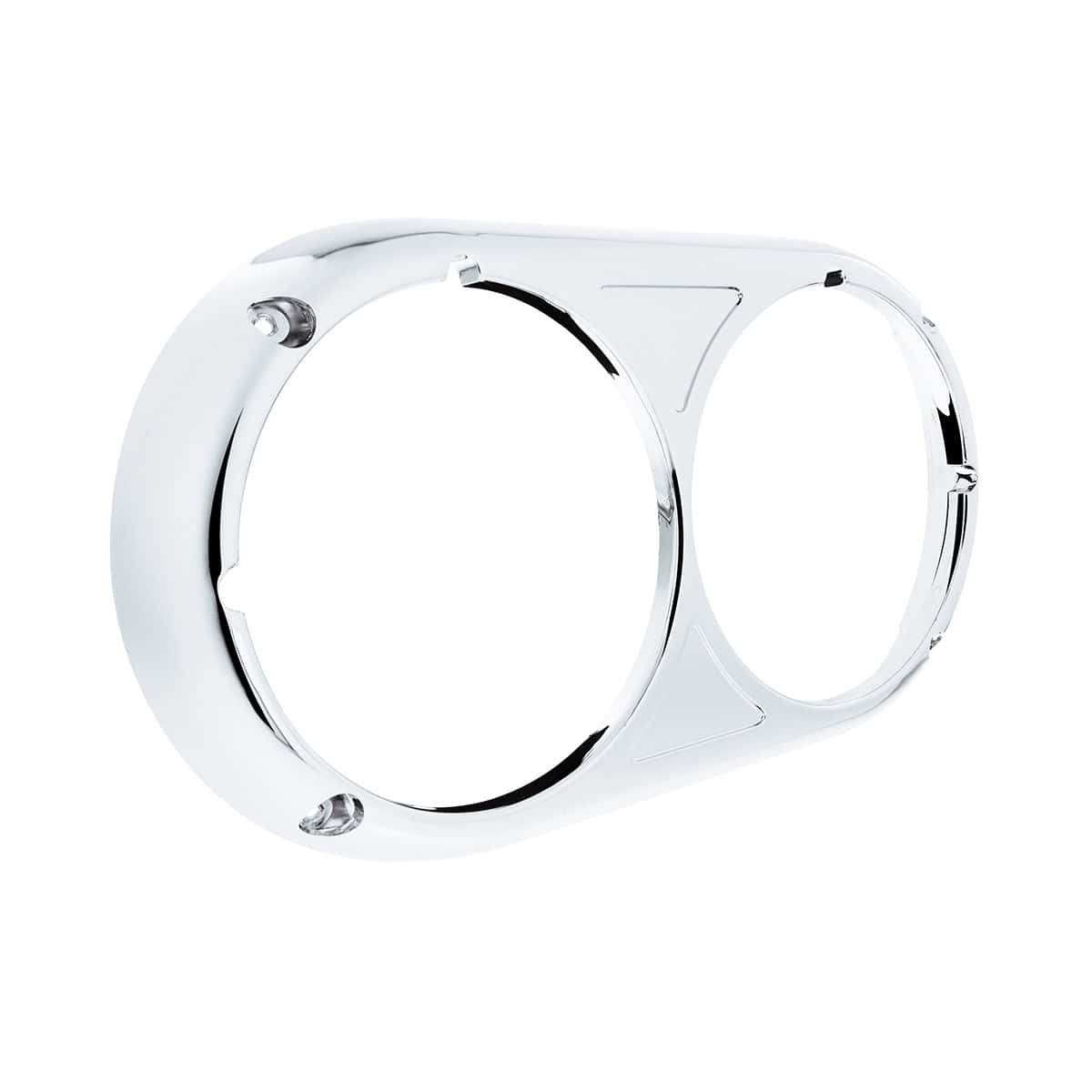 United Pacific 40982 chrome plastic Peterbilt 359 headlight bezel — supplier view 2