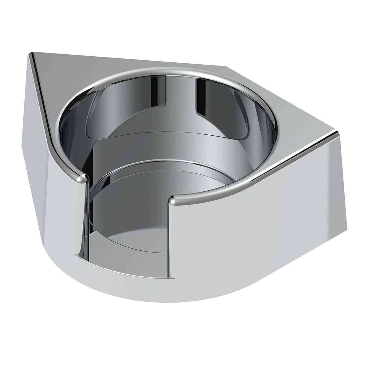 Chrome Plastic Cup Holder For 1986 & Up Freightliner Classic & FLD - Driver