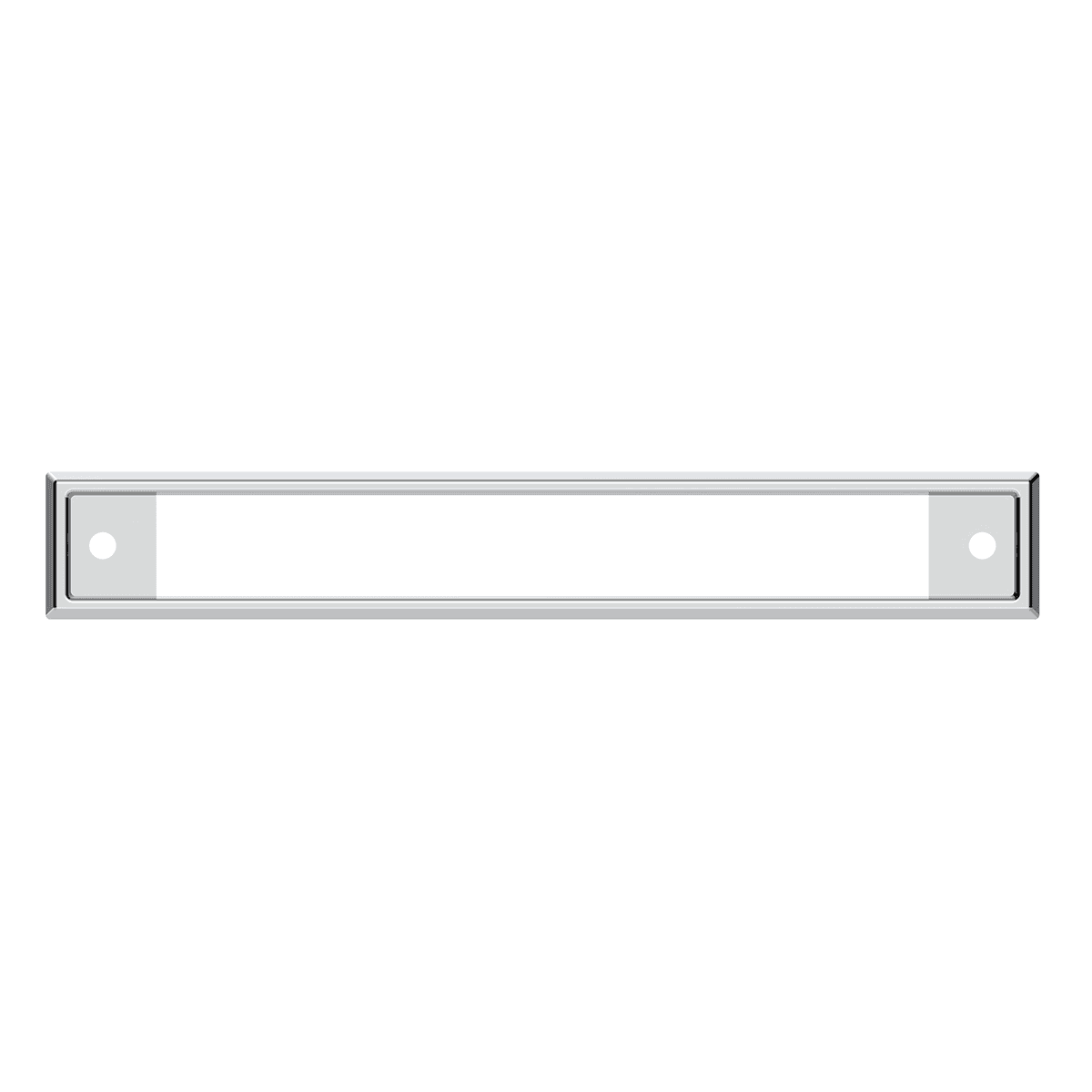 Chrome Plastic Headliner Warning Lights Bezel For Kenworth W900 (1990-2005) And T800/T600 (1993-2005)