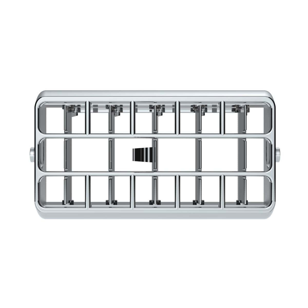 Chrome Plastic A/C Vent For 2001-05 Peterbilt - Center