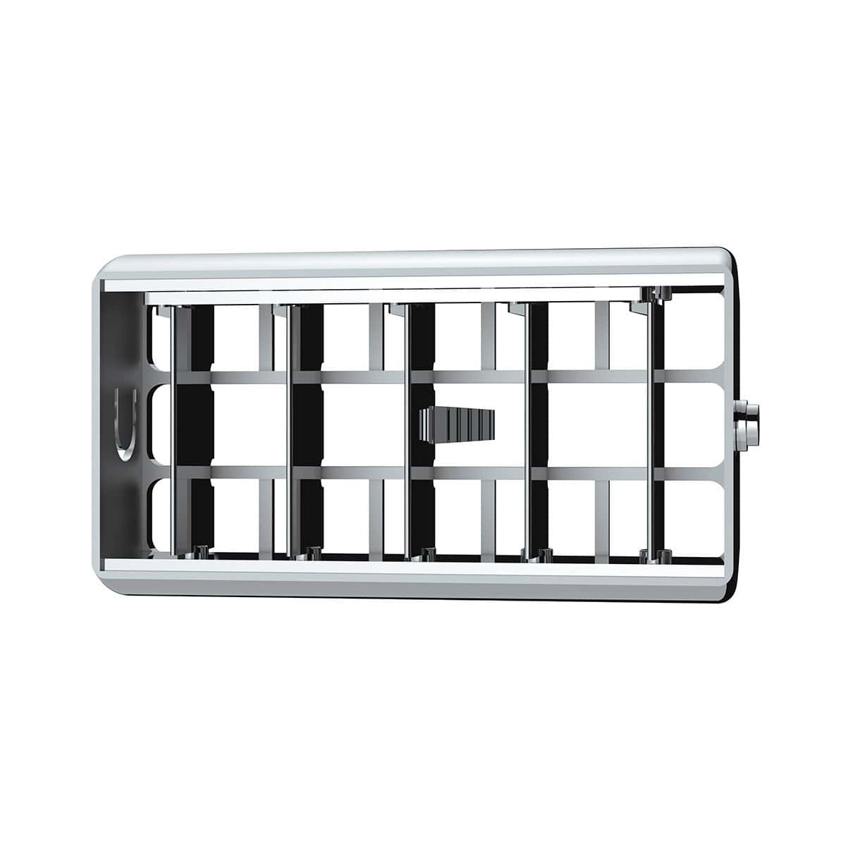 Chrome Plastic A/C Vent For 2001-05 Peterbilt - Center