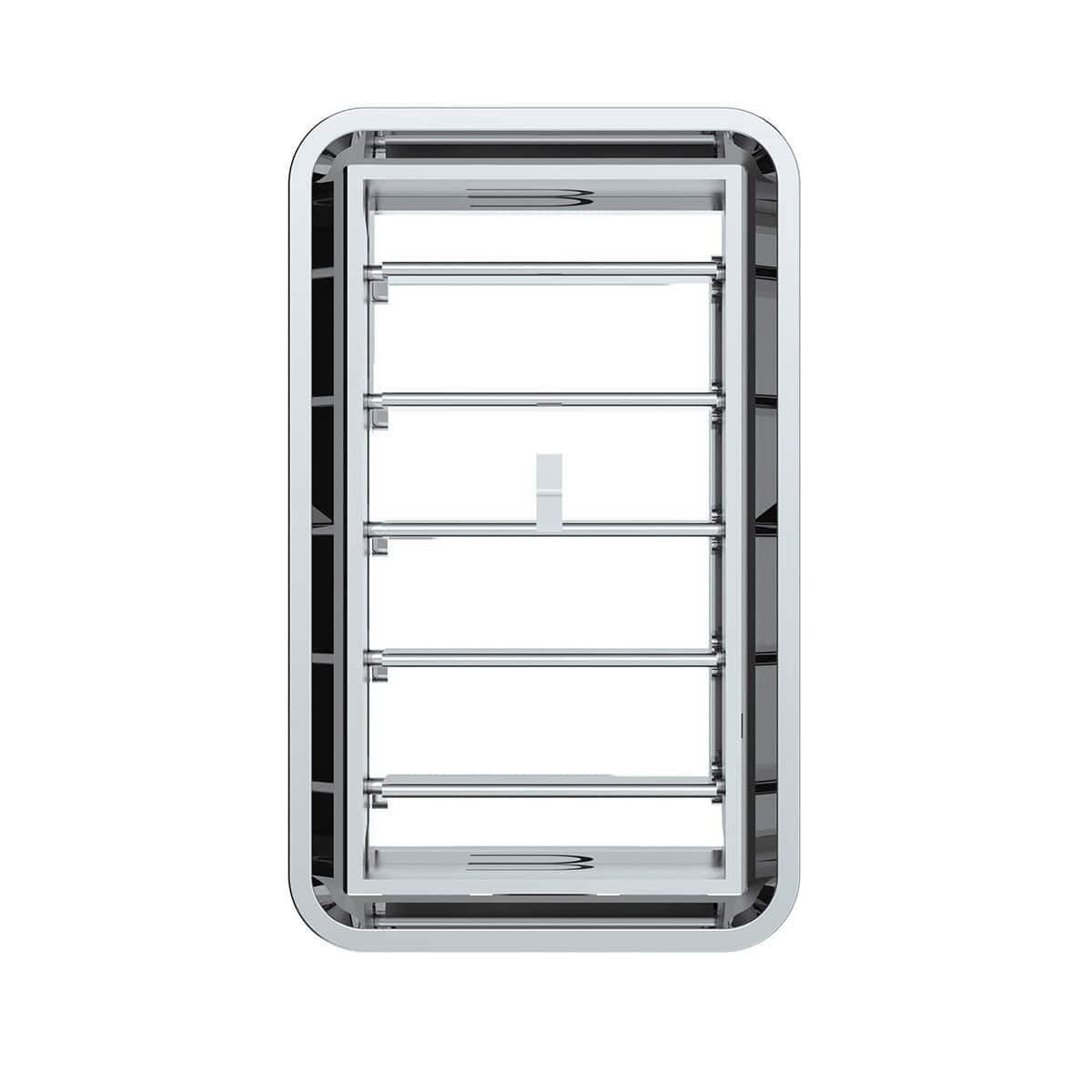 Chrome Plastic A/C Vent For 1989-2010 Freightliner FLD/Classic - Center Dash