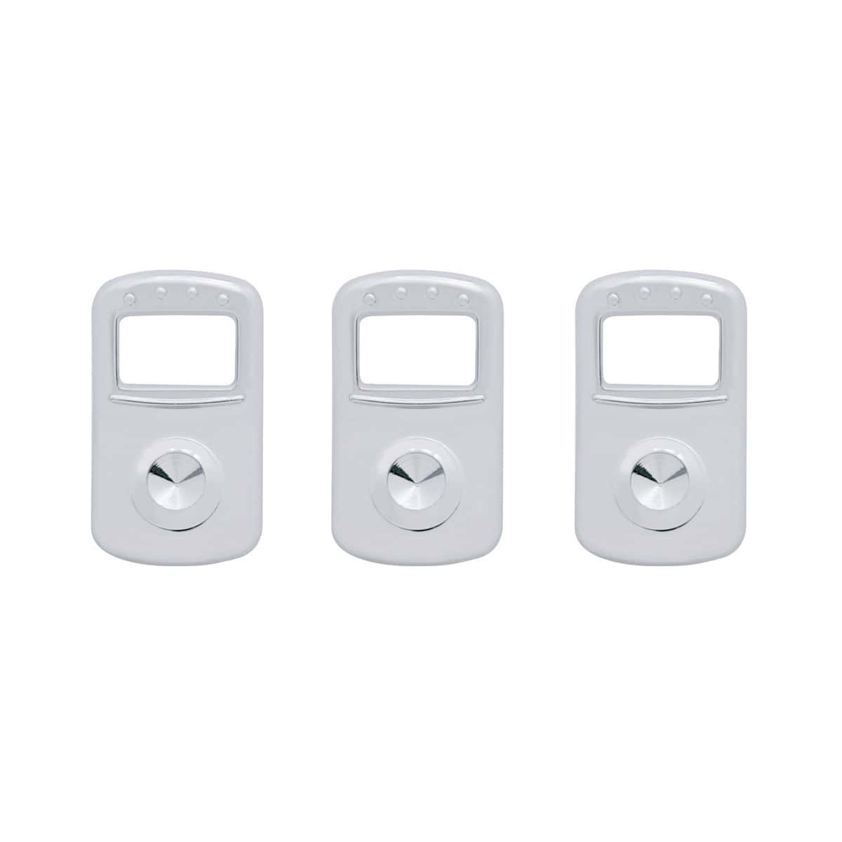 Rocker Switch Cover For Kenworth/Peterbilt - Indented (Card of 3)