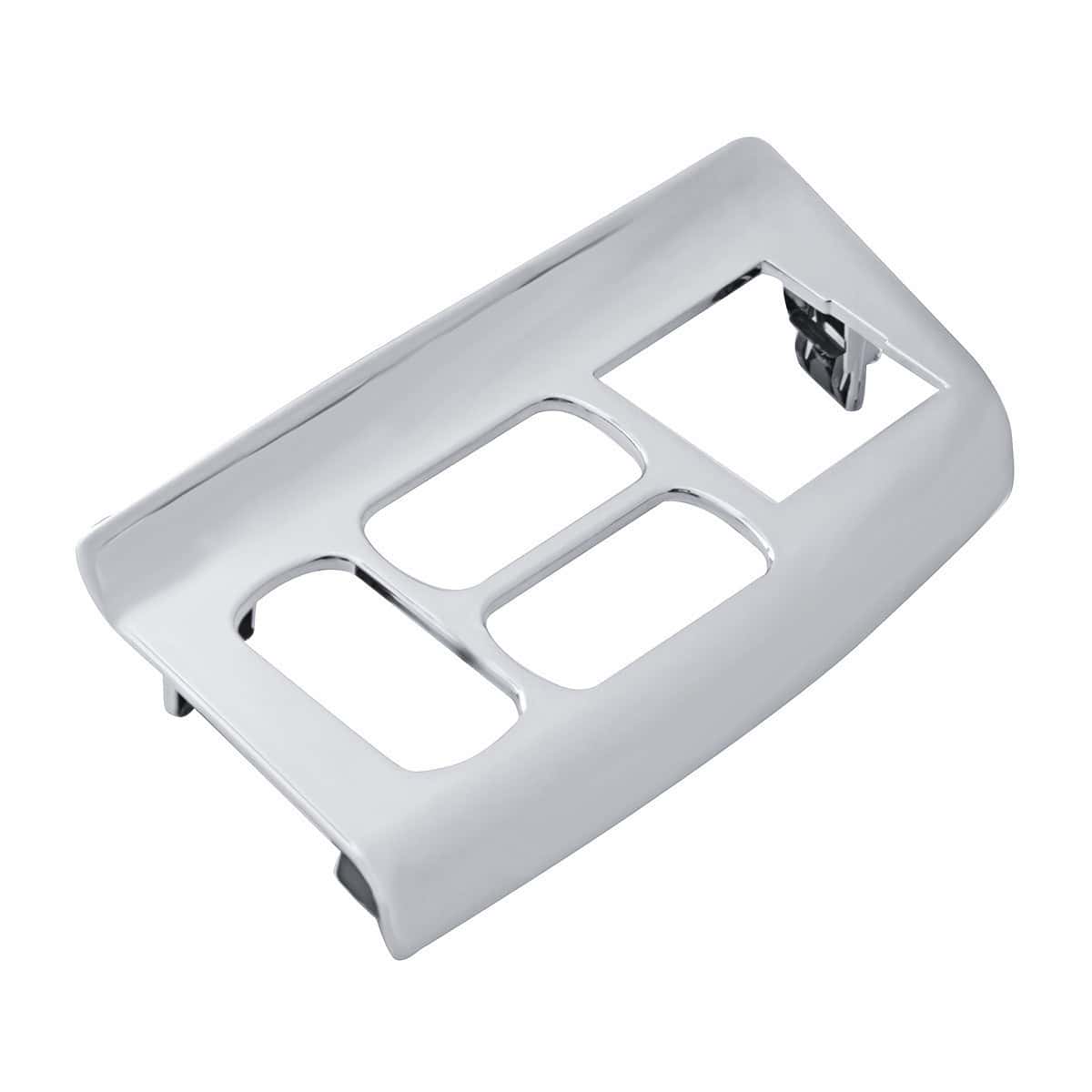 Chrome Plastic Window Switch Panel For 1999-2010 Peterbilt 387
