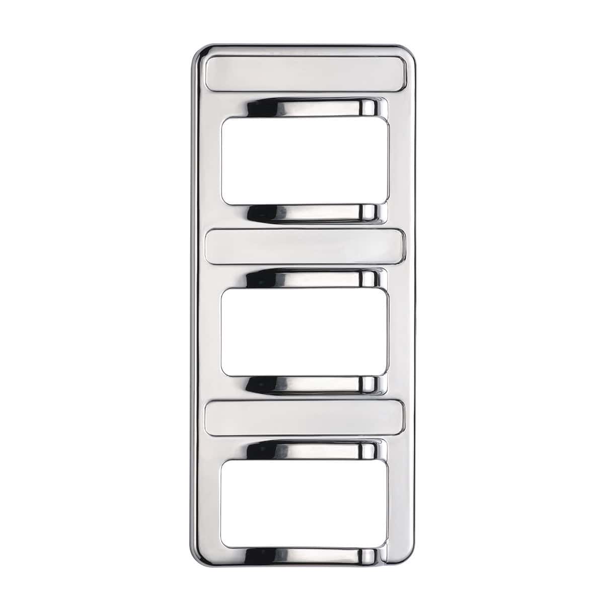 Chrome 3-Rocker Switch Cover For Peterbilt 579 (2012-2019) & 567 (2014-2019)- 3 Switches