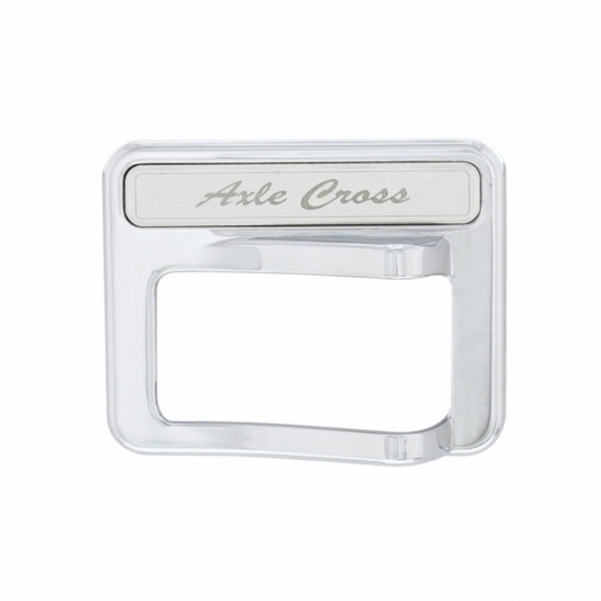 Chrome Rocker Switch Cover For Peterbilt 579 (2013-2019) & 567 (2014-2018)- Axle Cross