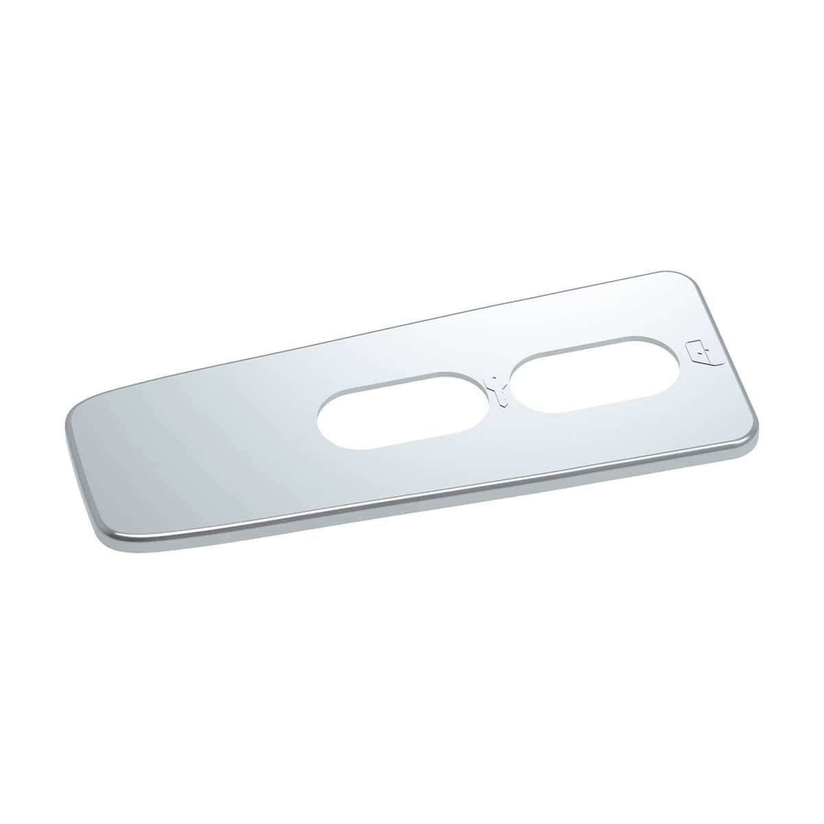 Chrome Window Switch Cover For 2008-2017 Freightliner Cascadia - Passenger - 2 Openings