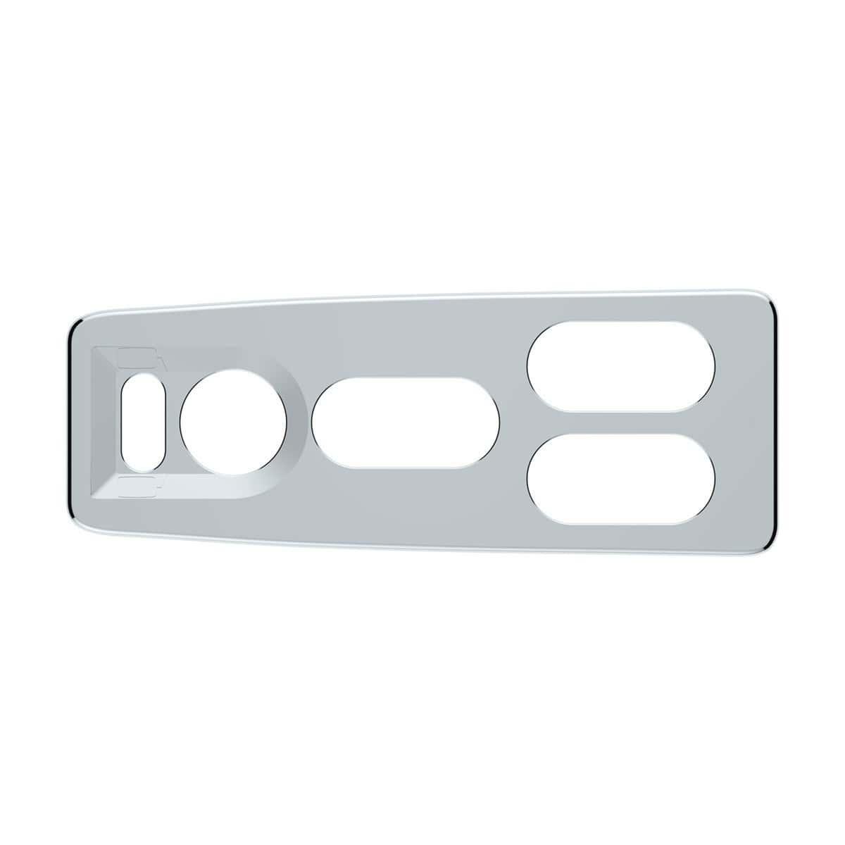 Chrome Window Switch Cover For 2008-2017 Freightliner Cascadia - Driver-5 Openings