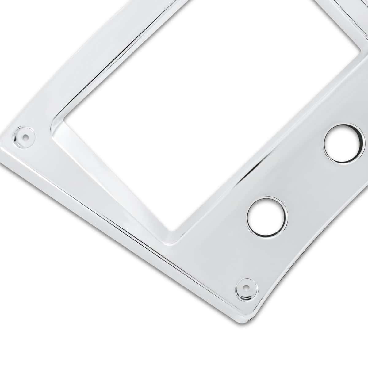 Chrome Plastic Radio/Air Valve Trim For 2008-2017 Freightliner Cascadia
