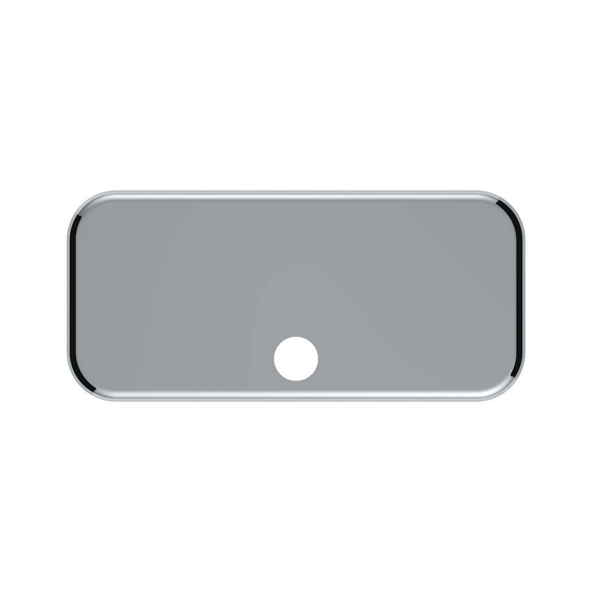 Chrome Plastic Upper Side Storage Door Cover For 2007-2018 Freightliner Cascadia