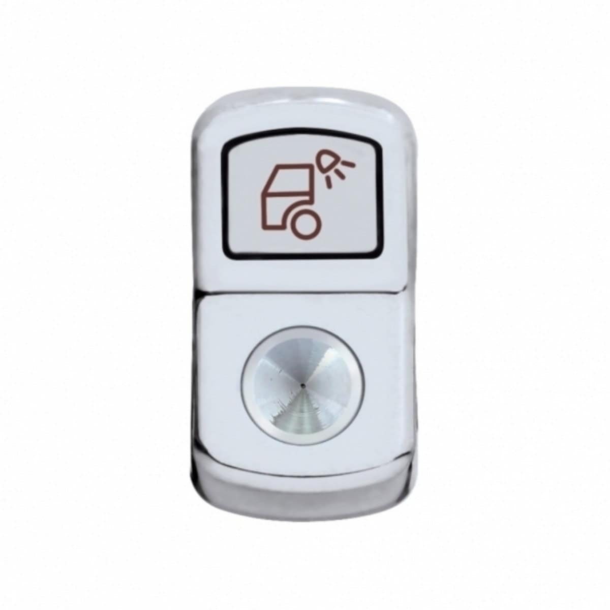 United Pacific 45137B indented chrome Load Light rocker switch cover