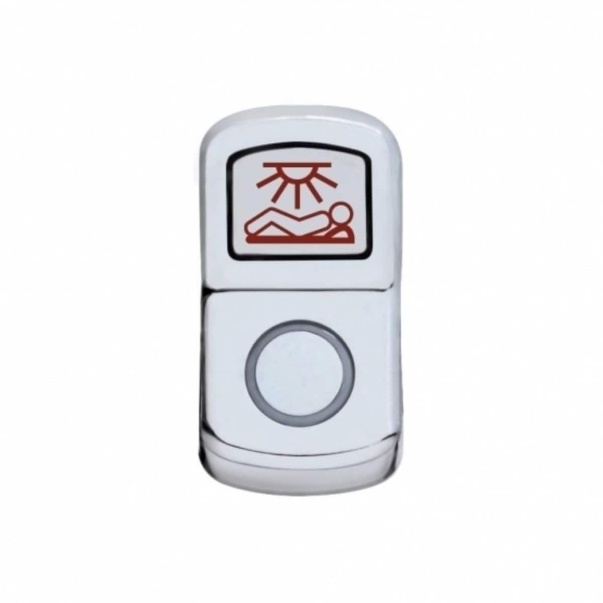 Sleeper Light Chrome Rocker Switch Cover – Plain