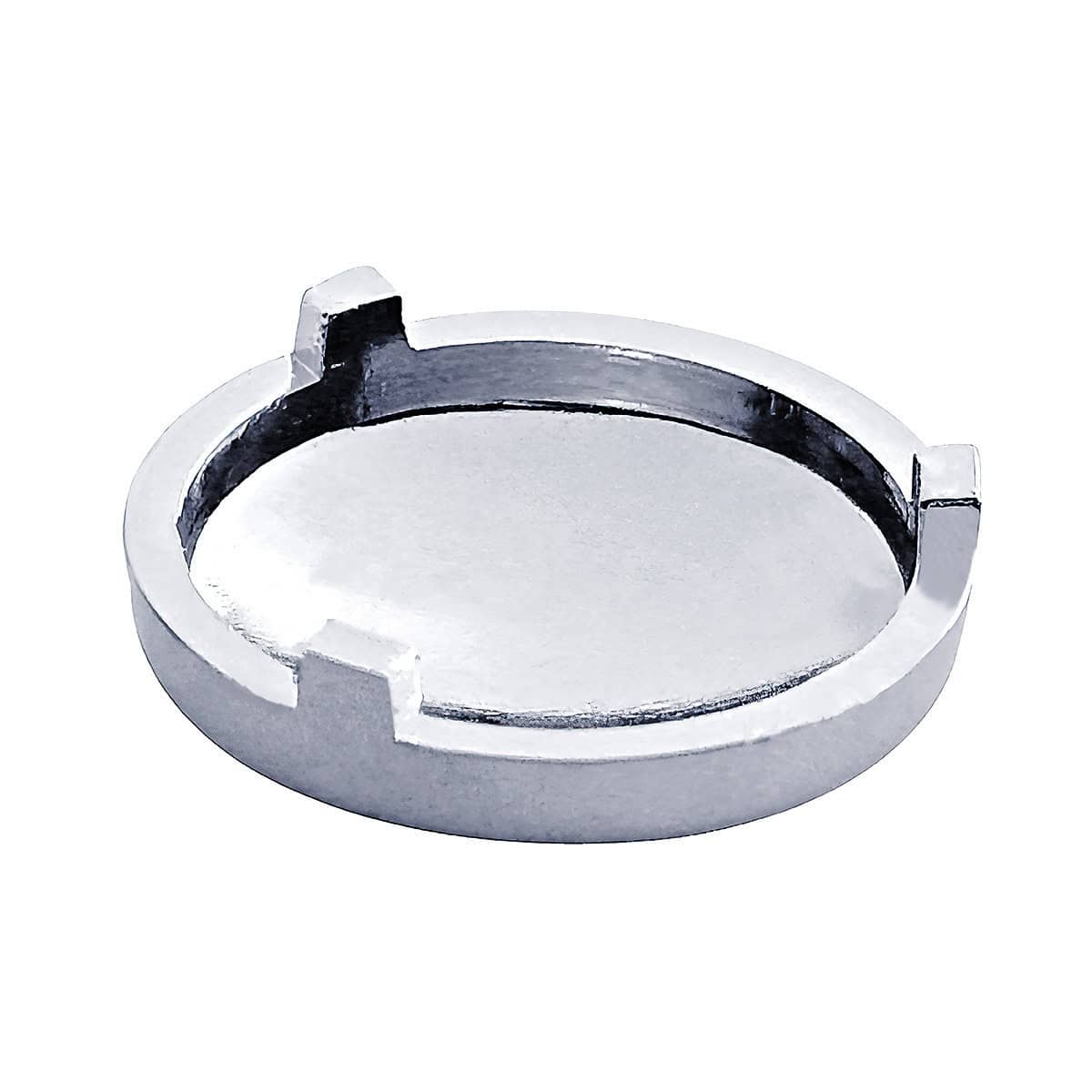 Chrome Plastic Covers For 3/4" Round Vinyl Button For Most Freightliner & International (Card of 10)