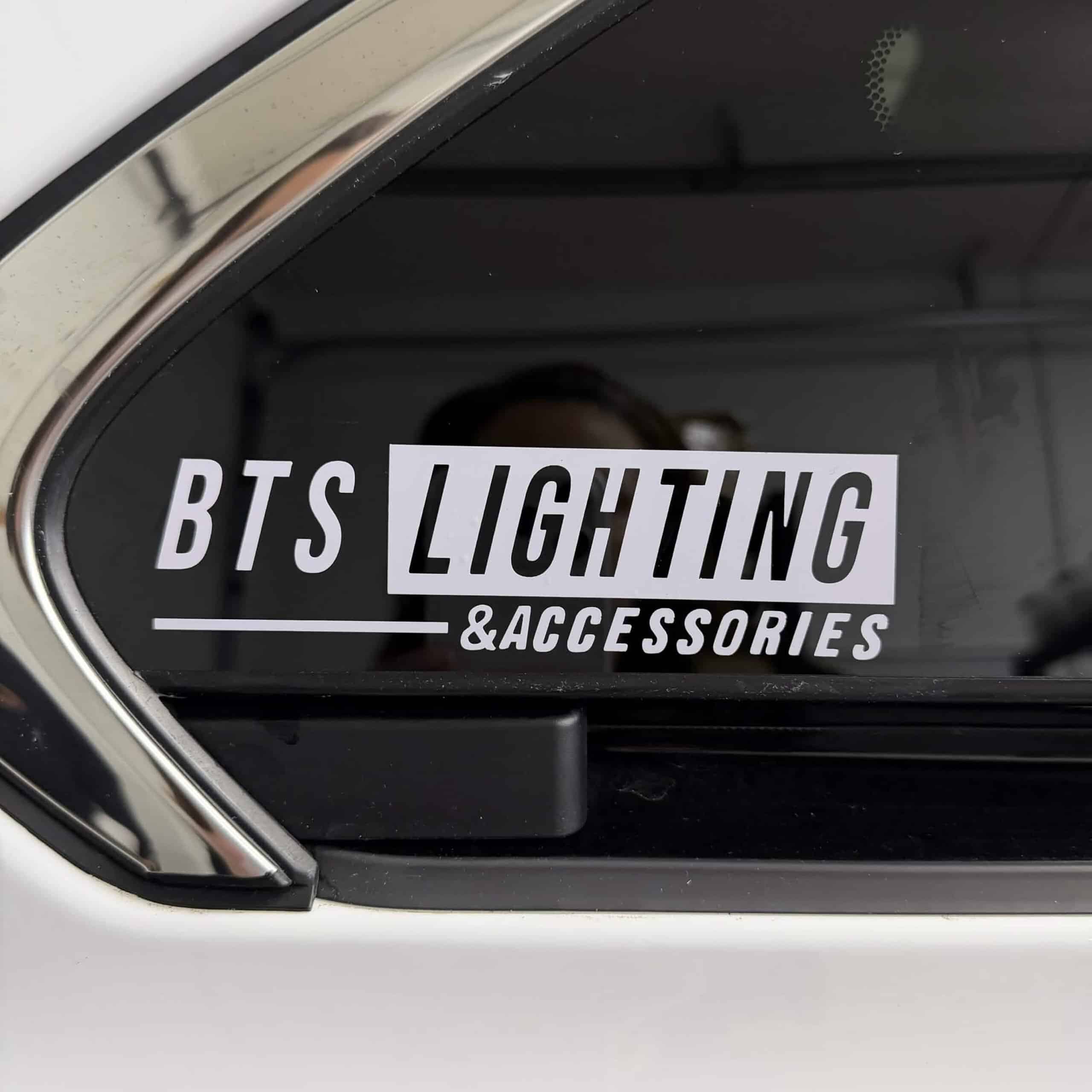 BTS Lighting Logo Decal | UV Resistant Vehicle Decal